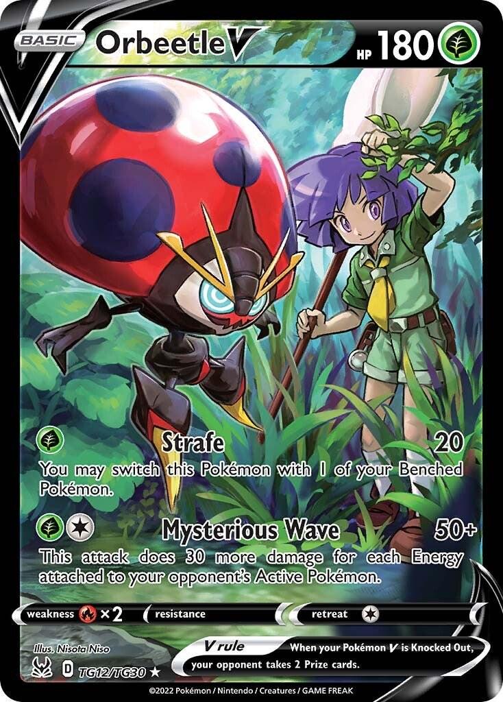 Lost Origin Orbeetle V Pokémon card